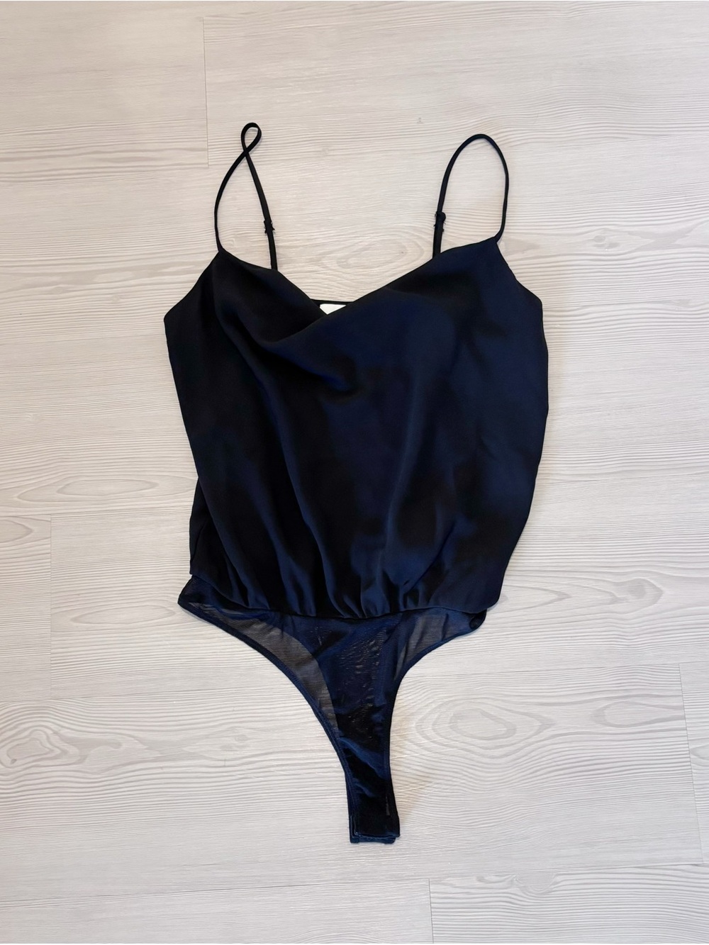 ASTR Black One-Piece Bodysuit / size small